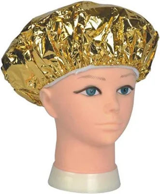 Produktbild von Famanu Haarbakkappe Aluminium - 4 Stück - Thermische Haarkur Duschhaube