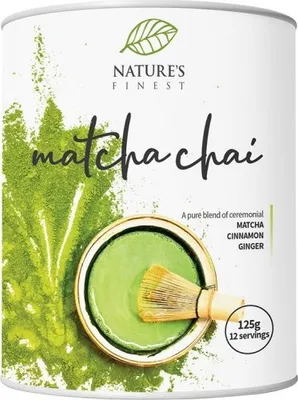 Produktbild von Nature's Finest Matcha Chai Latte, Getränkepulver 125 g