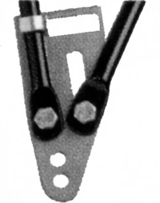 Produktbild von Pletscher Strebenendplatten verstellbar