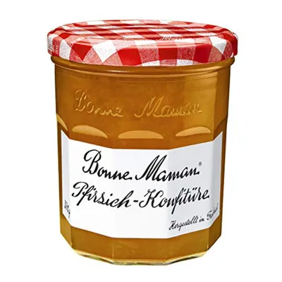 Zdjęcie produktu dla Bonne Maman brzoskwinie Francuski dżem z dojrzałych owoców 370g
