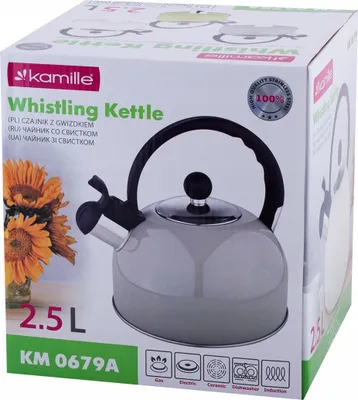 Produktbild von Stahlkessel Mit Pfeifer Induktion 2,5 L