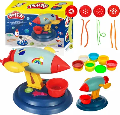 Produktbild von Knete Knete Kreativset Plastilinmaschine Flugzeug
