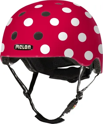 Image de MELON Casque de vélo de ville "All Stars", Dotty White