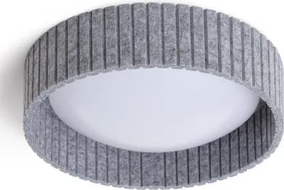Produktbild von LED-Deckenleuchte 18W rund Filz Ø400 mm CCT Wählbar Kaptyn Grau