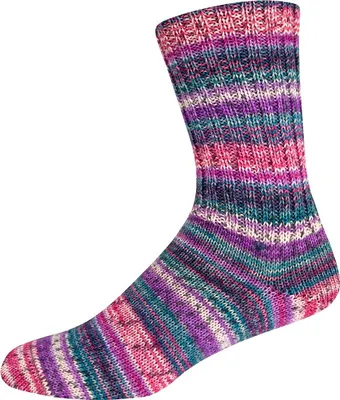 Produktbild von ONline Supersocke Sort. 355 Rio Color merino extrafein 4-fädige Sockenwolle 75% Schurwolle/25% Polyamid 100g/420 m LL 2965