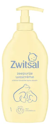 Productafbeelding van Zwitsal Wascreme - Zeepvrij met pomp 400 ml