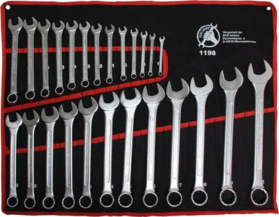 Produktbild von BGS-1198 I Maul-Ringschlüssel-Satz 6-32 mm 25-tlg Gabelschlüssel