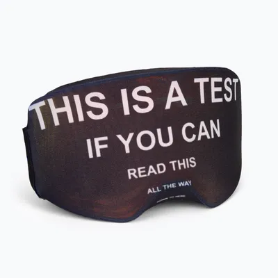 Immagine prodotto di COOLCASC Copriocchiali di sicurezza Questo è un test nero 602