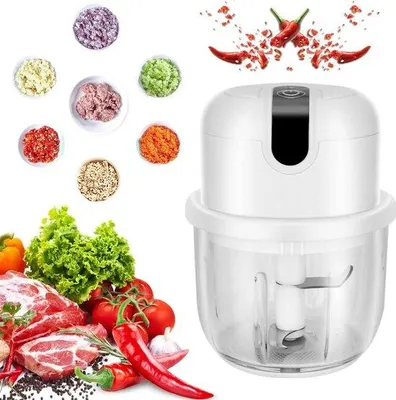 Obrázek produktu pro Elektrický sekáček na cibuli 300 ml, bezdrátový, s napájením přes USB