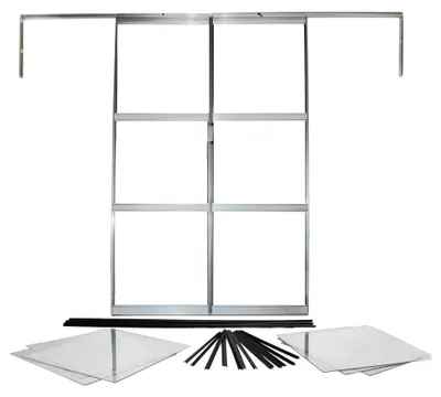 Obrázok produktu pre Dvere dvojkrídlové Vitavia Sirius hliník