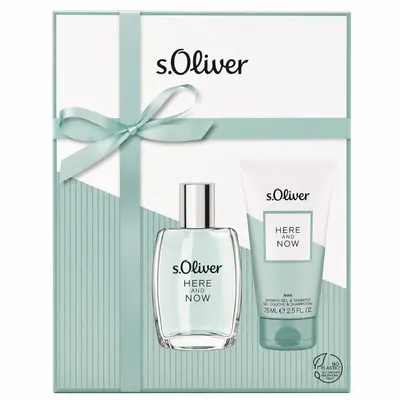 Produktbild von s.Oliver Here and Now for Men Eau de Toilette 30 ml Set mit Shower Gel, KI-generiertes Bild