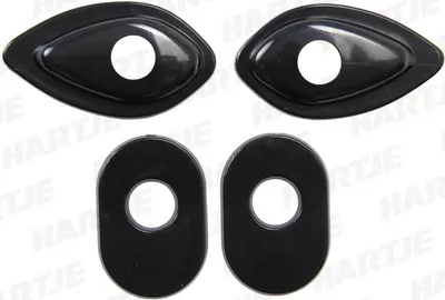 Produktbild von Kellermann Blinkermontageplatte Montageplatte Blinker schwarz,