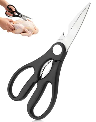 Küchenschere, rostfreier Stahl, 19,5 cm, multifunktional