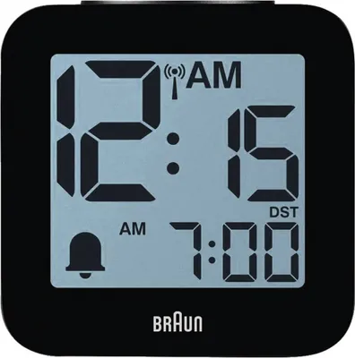Produktbild von Braun BC 25 BP-DCF schwarz Funkwecker mit Sprachausgabe