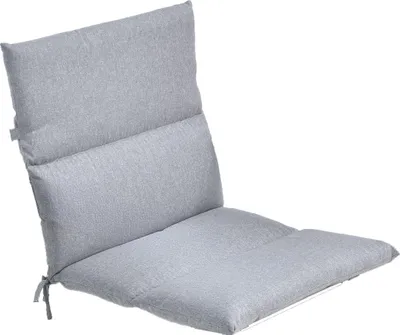 Zdjęcie produktu dla HOME DELUXE Poduszka na krzesło ogrodowe SEDERA Grey - Zestaw 4 | poduszka na krzesło ogrodowe, poduszka na krzesło, poduszka na siedzisko