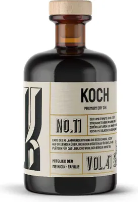 Produktbild von Mein Gin - Kochs Premium Dry Gin No11 - Der Koch Gin 0,5L (41% Vol)