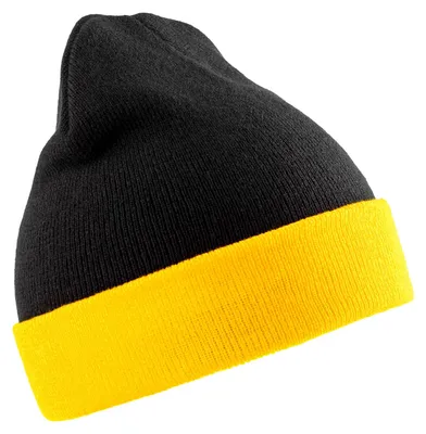 Image de Result Genuine Recycled - Casquette FK1848 (taille unique) (noir/jaune)
