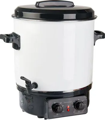 Immagine prodotto di Sterilizzatore per vasetti elettrico con rubinetto e timer 27l 1800w Domoclip DOM334