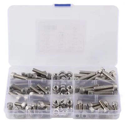 Productafbeelding van Assortiment van 90 Stuks RVS Schroeven