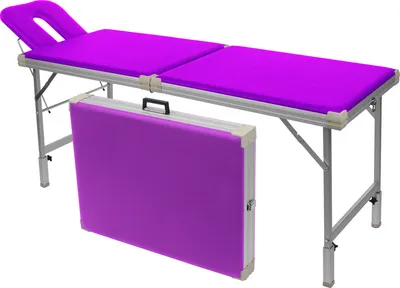 Produktbild von Alu-Kofferliege Robusta ST, inkl. Kopfteil , LxBxH 170/210x65x70-82 cm