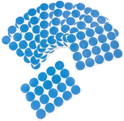 Produktbild von Oblique Unique 200 Markierungspunkte Klebepunkte Sticker Punkte Aufkleber zum Markieren ⌀ 2cm - blau