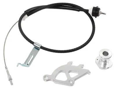 Image de Câble d'embrayage AMP 83004 125, régulateur de pare-feu, kit de remplacement du quadrant d'embrayage, compatible avec Ford Mustang de 1996 à 2004