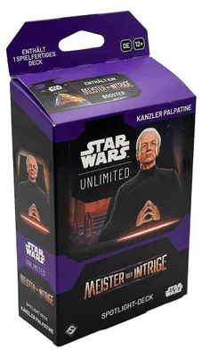 Obrázek produktu pro Star Wars Unlimited Secrets of Power Spotlight Deck Chancellor Palpatine (anglicky)
