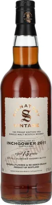 Produktbild von Signatory Vintage 100 Proof Edition INCHGOWER 13 Years Old Single Malt #53 2011 57,1% Vol. 0,7l