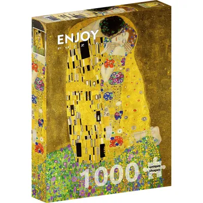 Obrázok produktu pre Puzzle 1000 dielov Enjoy – Gustav Klimt: Bozk