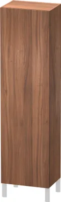 Produktbild von Hochschrank L-CUBE 500x363x1760mm Ans rechts nussbaum natur Anschlag rechts nussbaum natur