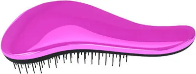 Immagine prodotto di Spazzola per capelli con manico rosa metallizzato