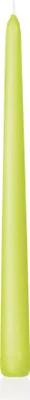 Produktbild von Wiedemann Kerzen Spitzkerzen Apfelgrün 250 x Ø 25 mm, 12 Stück, rußarm, tropffrei