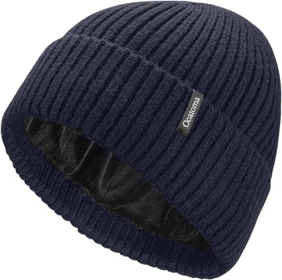 Productafbeelding van Beanie muts dames en heren - gebreide wintermuts - uni - warm en rekbaar