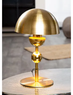 Immagine prodotto di Gilde Tischleuchte, Ball, "Metallique", Eisen, goldfarben, VE 1, H. 34 cm, D. 20.5 cm 58200 4063387582008