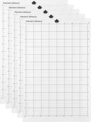 Produktbild von 5er-Pack Ersatz-Schneidematte transparente selbstklebende Cricut-Matte mit Messgitter 8 x 12 Zoll für Silhouette cameo Cricut Explore Plotter-Maschine