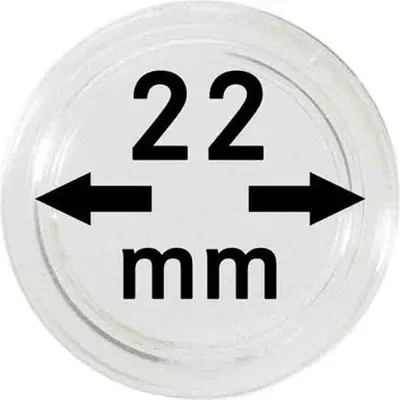 Produktbild von Lindner 2251022 Münzkapseln 22 mm-100er Pack