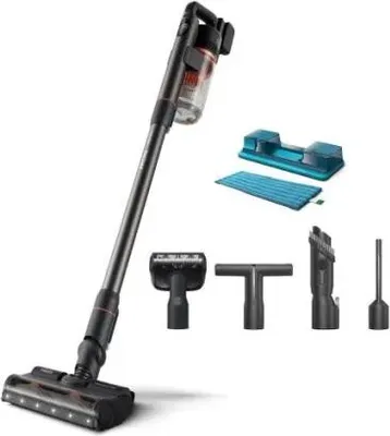 Zdjęcie produktu dla Philips 7000 series Seria Aqua 7000 XC7055/01 Bezprzewodowy odkurzacz Aqua 7000, Pionowy odkurzacz, Bez worka, 0,6 l, Prostokątny, Suchy i Mokry, Cykloniczny