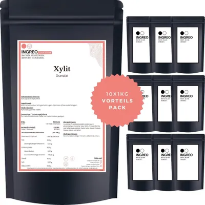Produktbild von Xylit  Granulat (<40 Mesh) – 10kg (10X1kg)
