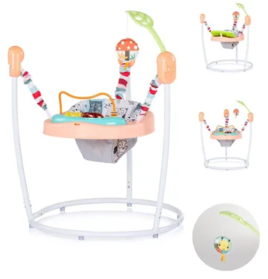 Produktbild von Chipolino Hopser Jumpy Joy Musik Licht Tiere Hängespielzeug Motorikspielzeug rosa