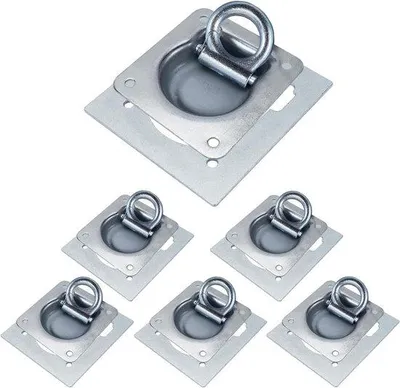 Produktbild von Sicherheitsband für Anhänger mit Gegenplatten - Verzinkt - Ladebeschwerung bis 800 kg