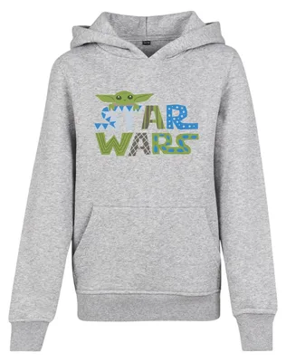 Produktbild von Mister Tee - "Star Wars" Kapuzenpullover für Kinder TN3332 (128) (Grau meliert)