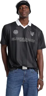 Produktbild von Guess Jeans Soccer Langarm-polo Schwarz S Herren Schwarz S