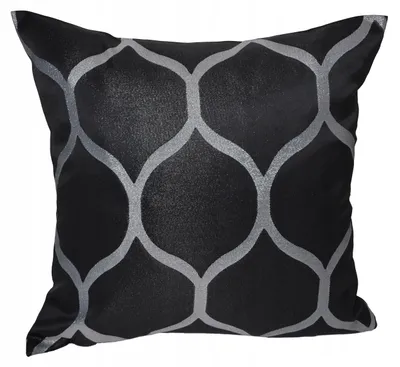Produktbild von Agmar CASABLANCA Dekokissenhülle Schwarz-Silber 40x40 cm