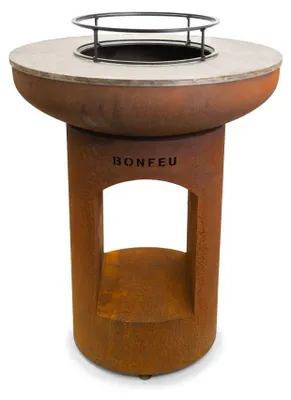 Image de Bonfeu Support BonBiza Accessoire en acier, rehausse 42 x 42 x 24,5 cm