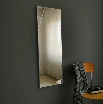 Immagine prodotto di Skye Decor, A320D- A320DNOS, argento, specchio da parete, 105x35 cm, 100% MDF