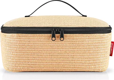 Produktbild von reisenthel coolerbag M pocket, Kühltasche, Isolierte Tasche, Thermotasche, Raffia Black, 4.5 L, LF7078