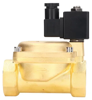 Produktbild von Magnetventil Messing, normalerweise geschlossen, 2 Positionen, Hochdruck, G2 Zoll, für Luft, Wasser, AC220 V