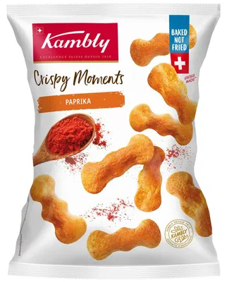 Produktbild von Kambly Crispy Moments Paprika 75g