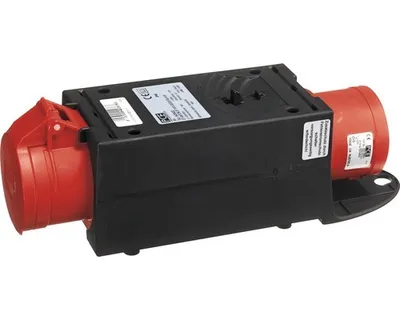 Obrázok produktu pre Redukčná zástrčka adaptéra CEE PCE 32A/16A IP44 5-pólová čierna/červená
