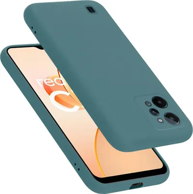 Obrázek produktu pro Cadorabo Protective Case for Realme C31 Case in Green Obal na mobilní telefon TPU Etui
